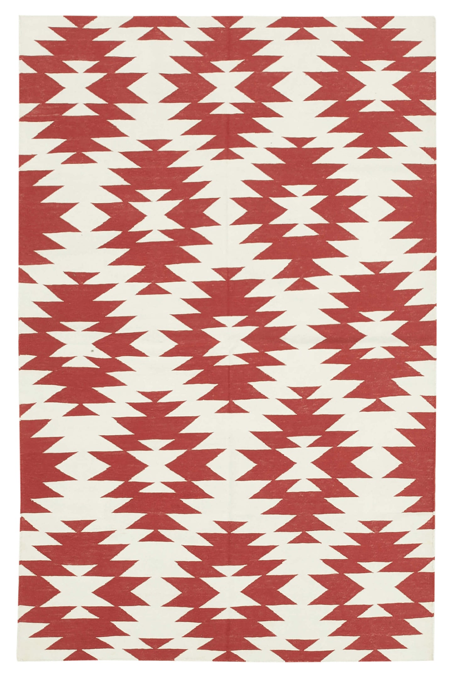 3x5 Red Dhurrie Rug - 32928