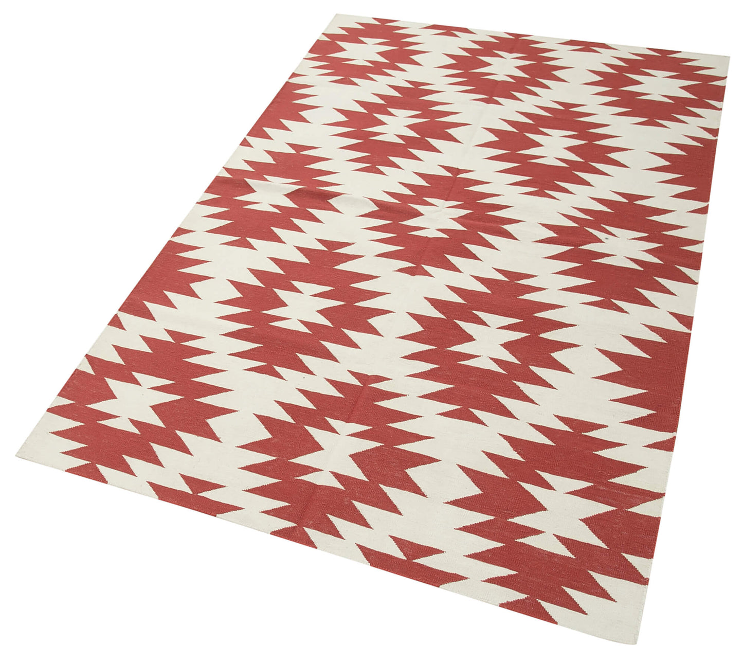 3x5 Red Dhurrie Rug - 32928