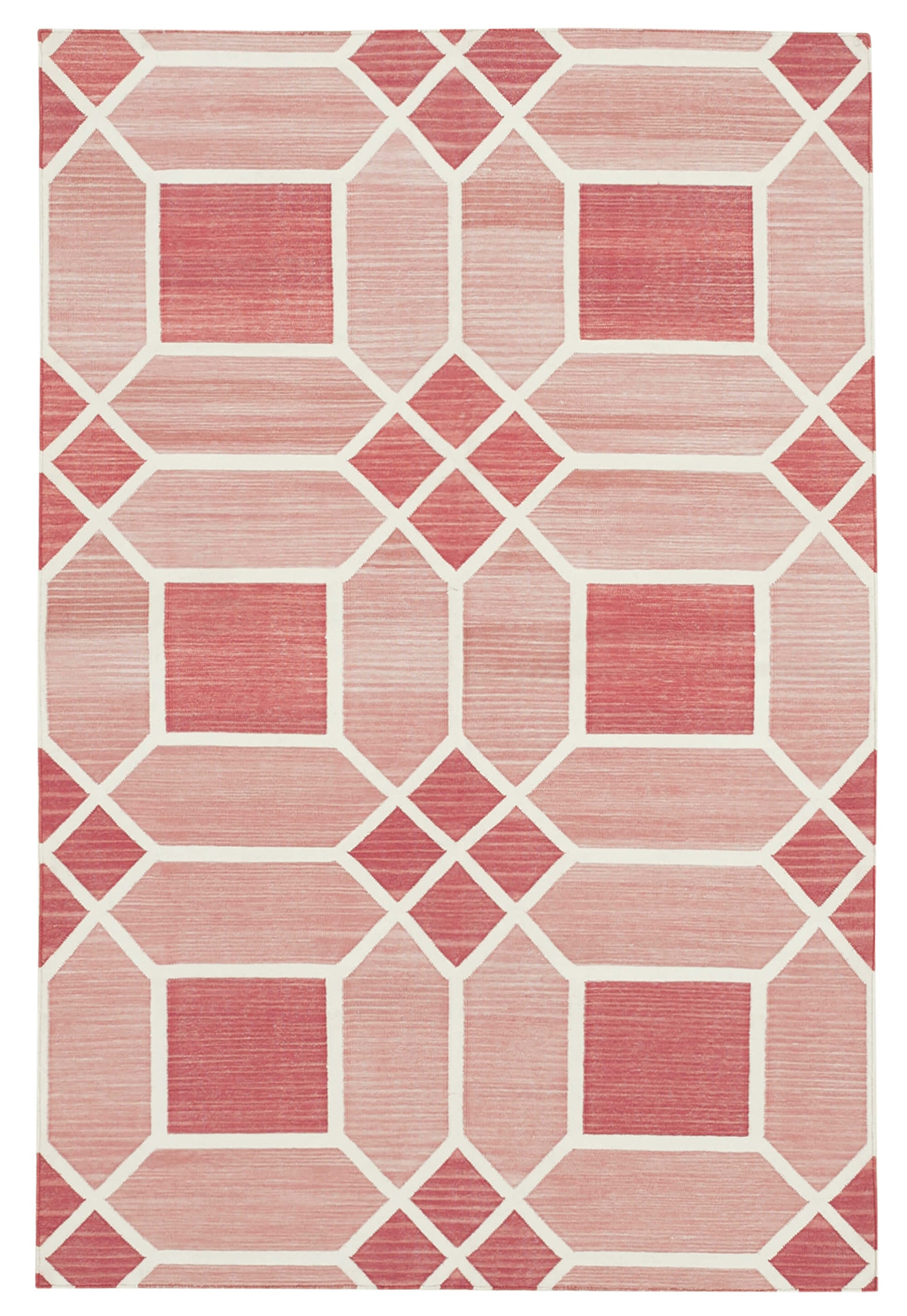 4x5 Red Dhurrie Rug - 32931