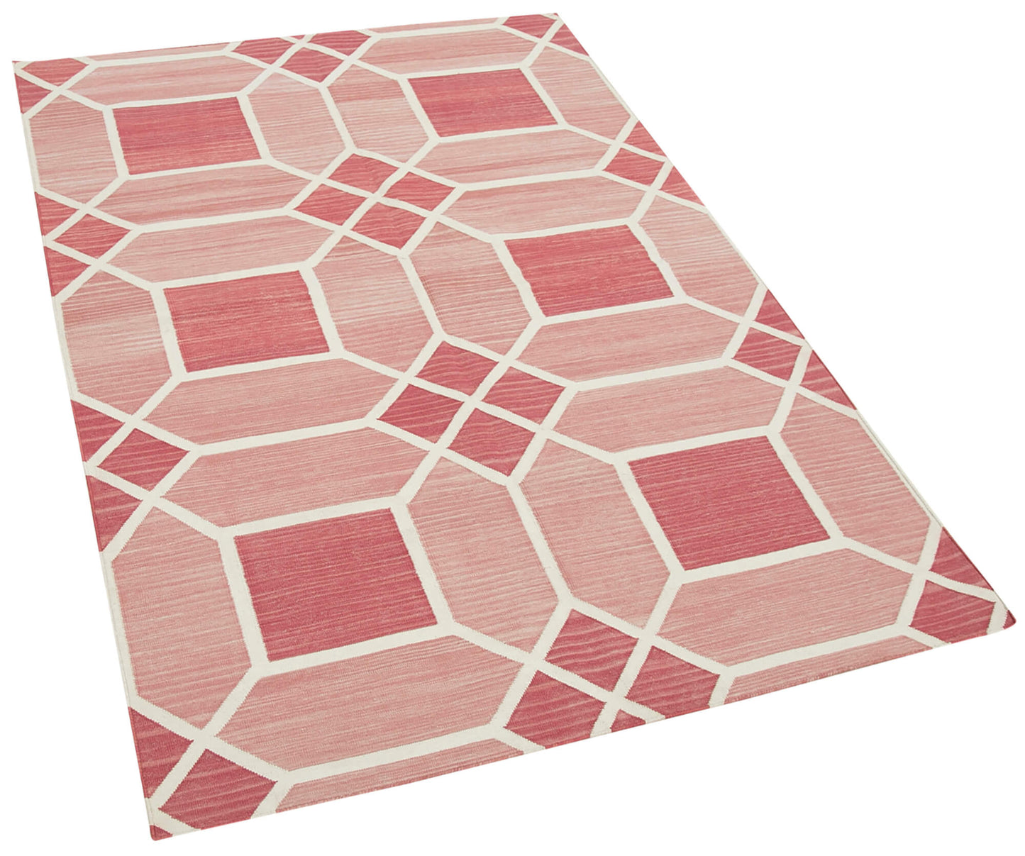 4x5 Red Dhurrie Rug - 32931