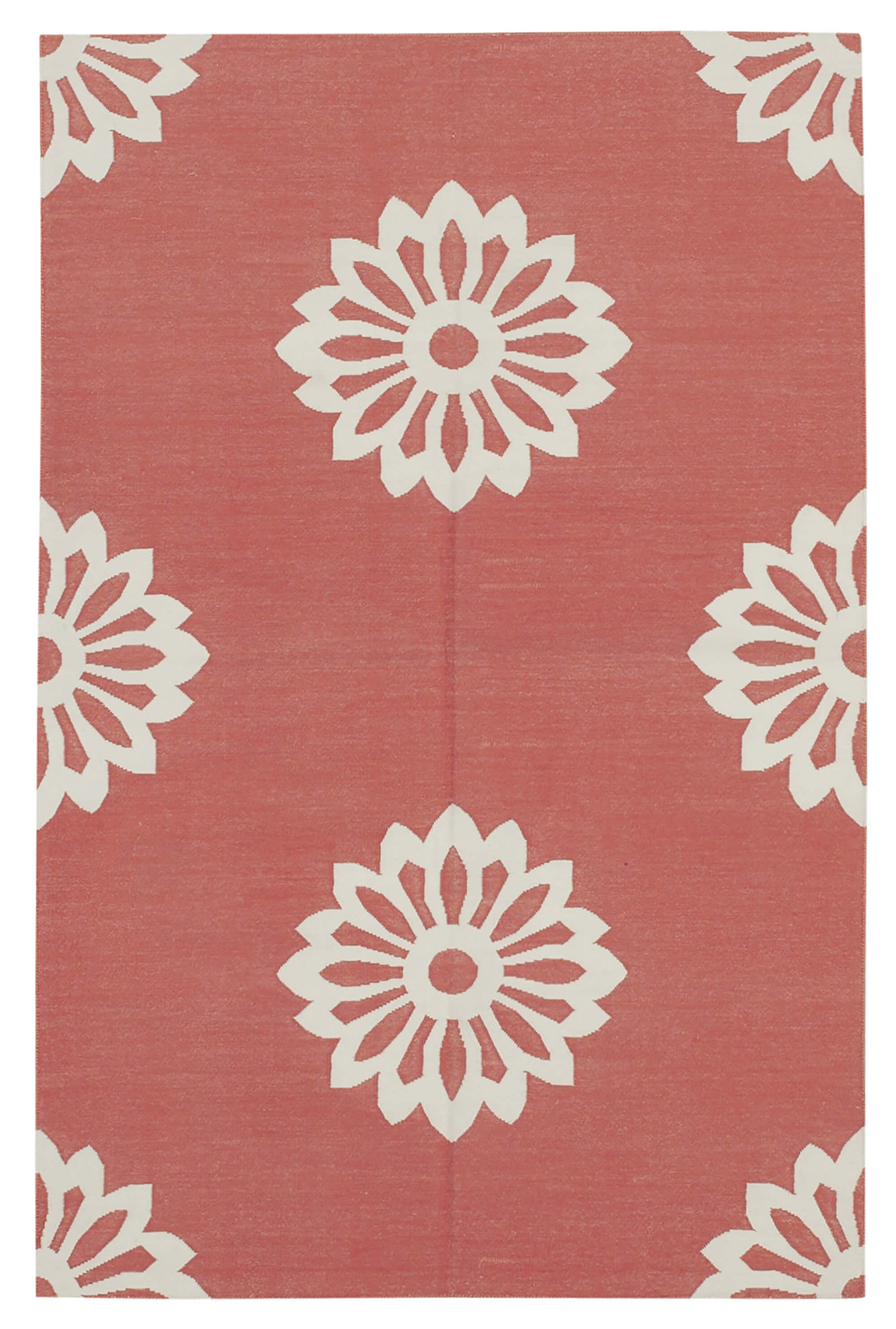 3x5 Red Dhurrie Rug - 32932