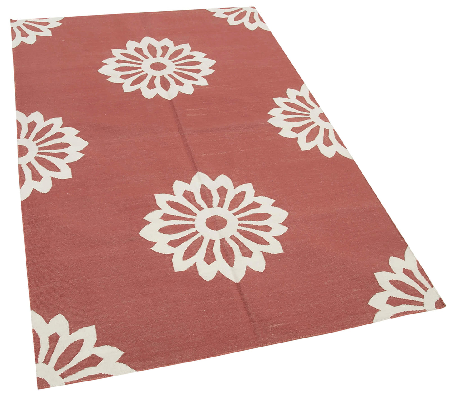 3x5 Red Dhurrie Rug - 32932