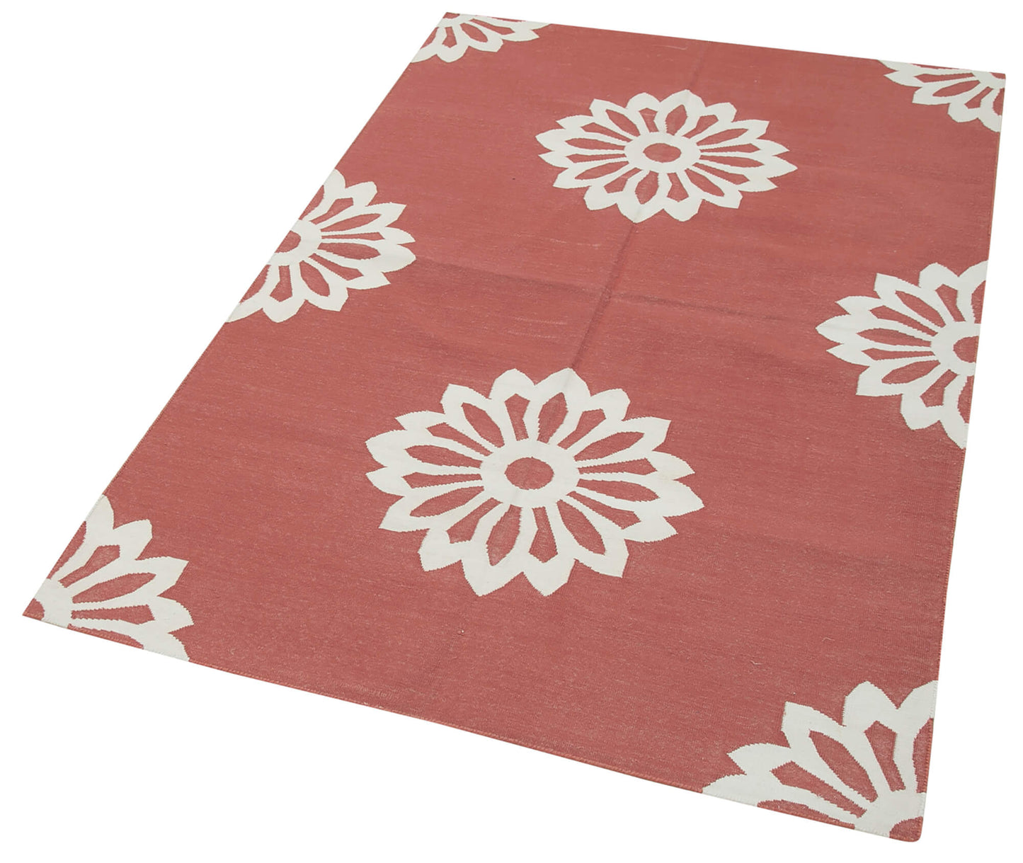 3x5 Red Dhurrie Rug - 32932