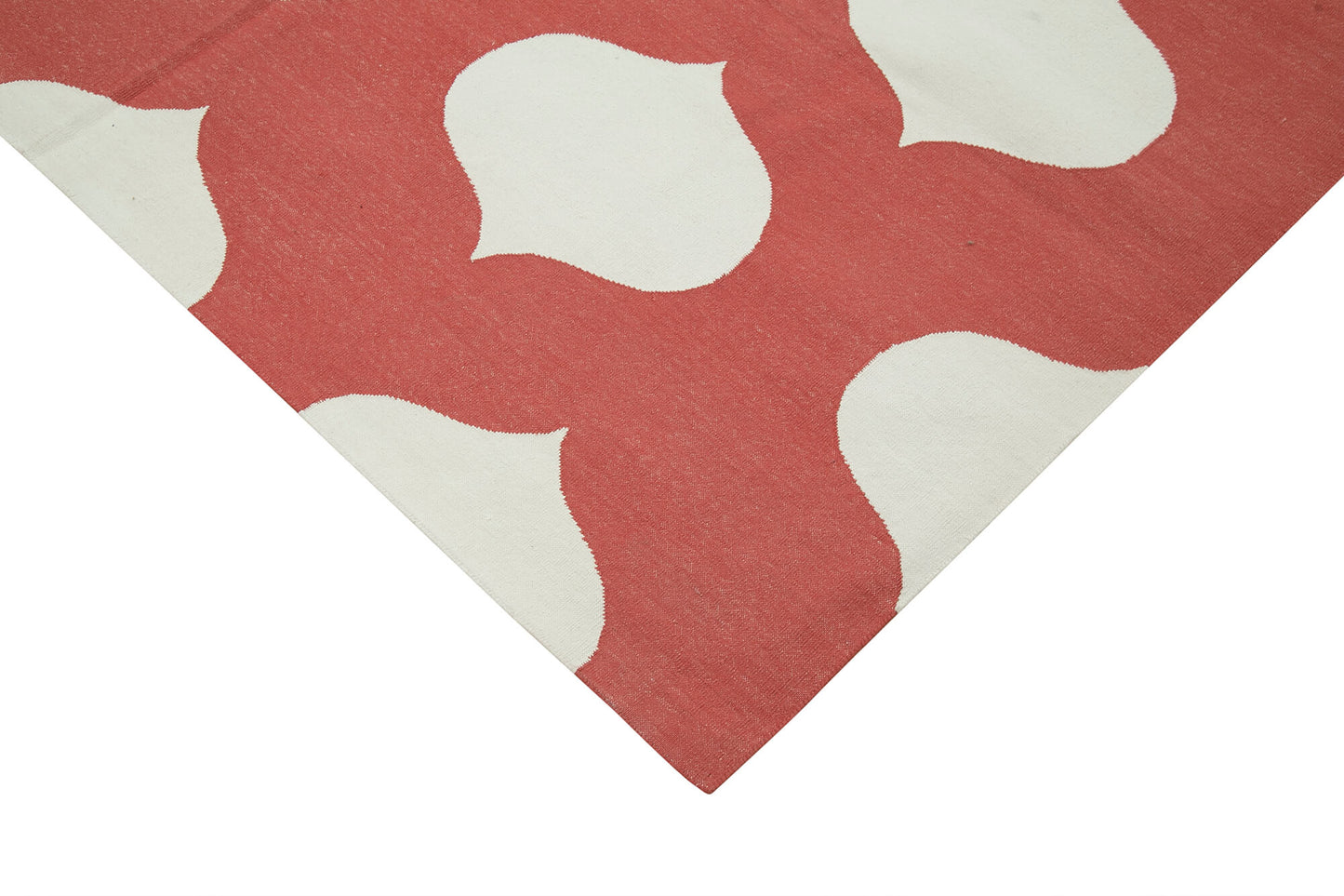 6x9 Red Dhurrie Rug - 32933