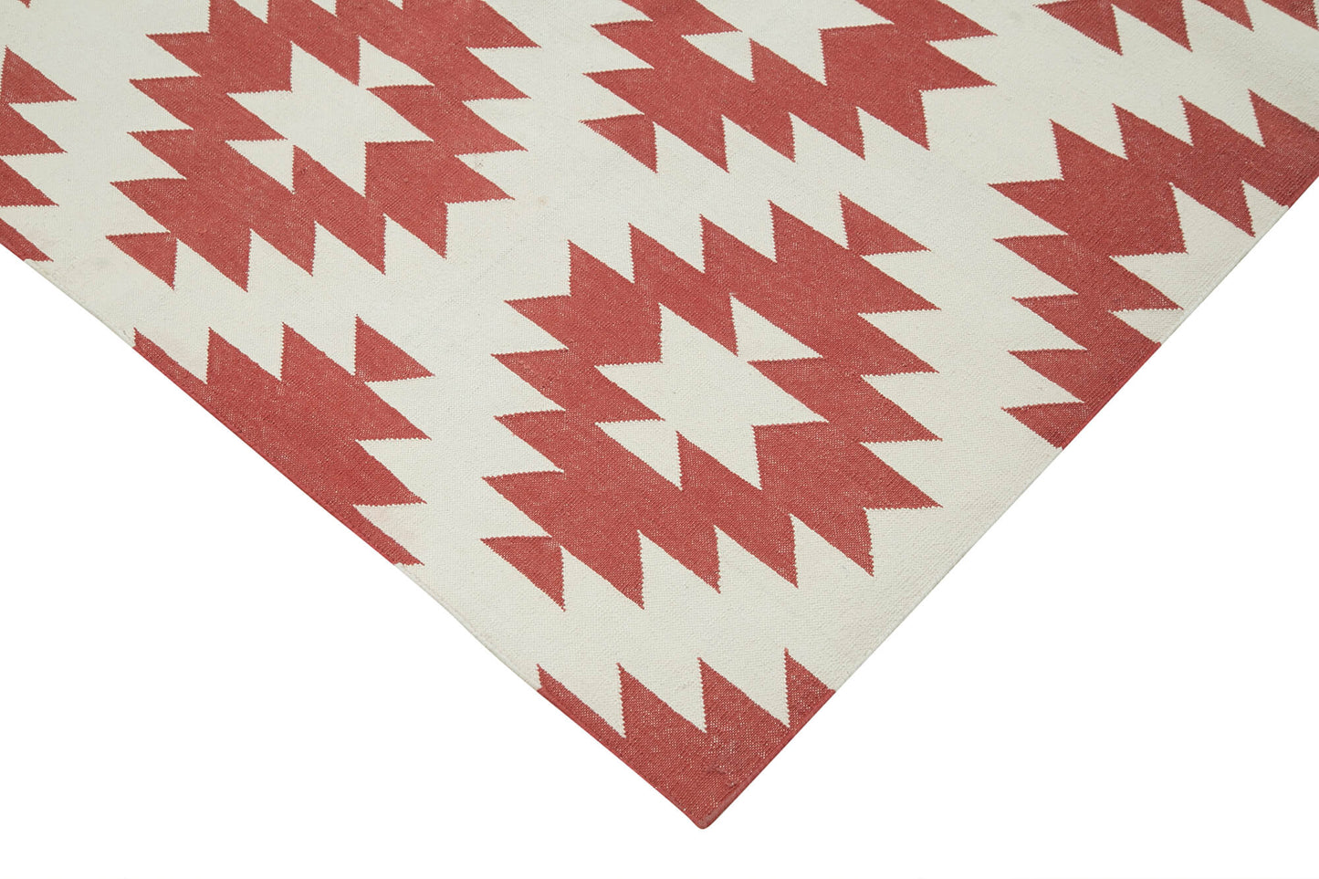 8x10 Red Dhurrie Rug - 32934