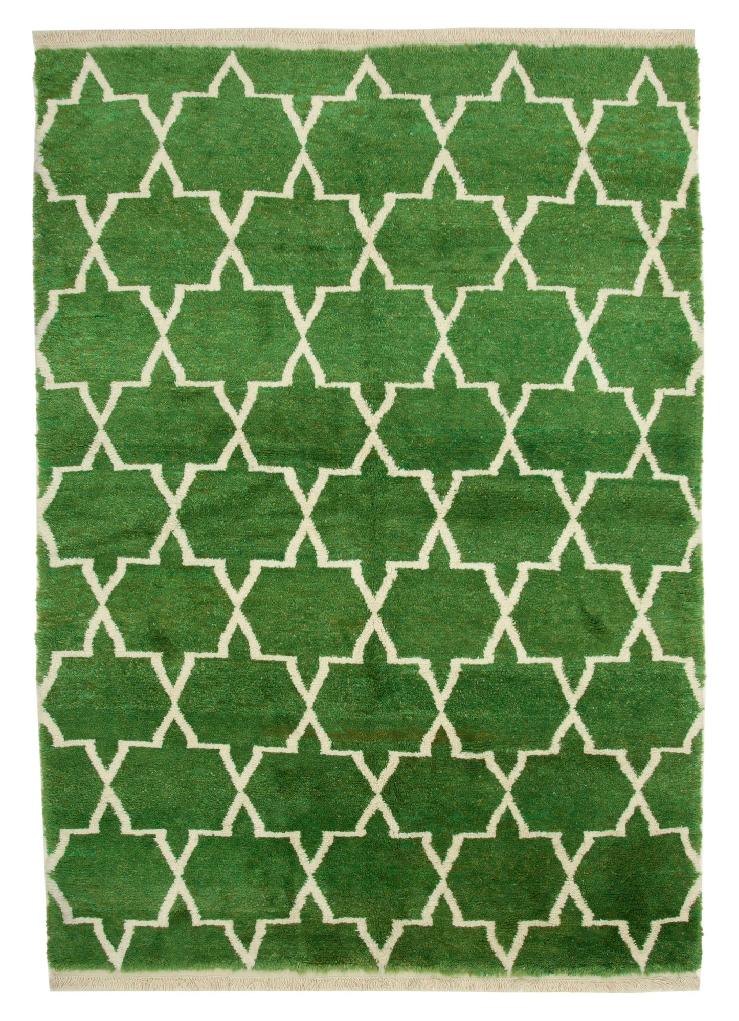 8x11 Green Moroccan Rug - 32946