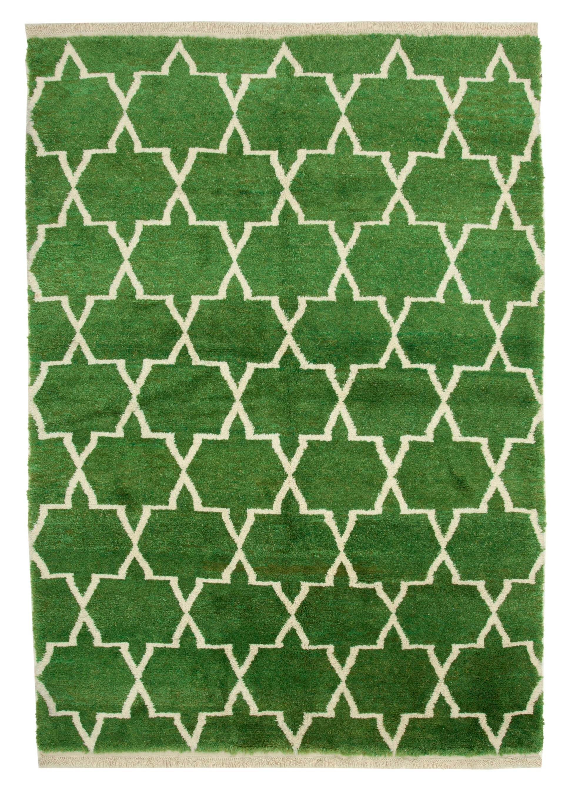 8x11 Green Moroccan Rug - 32946