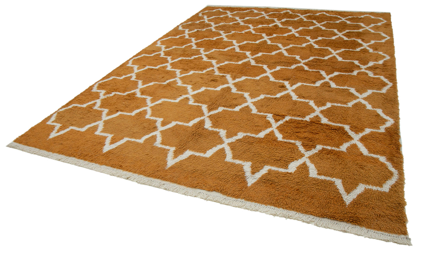 9x13 Orange Moroccan Rug - 32952