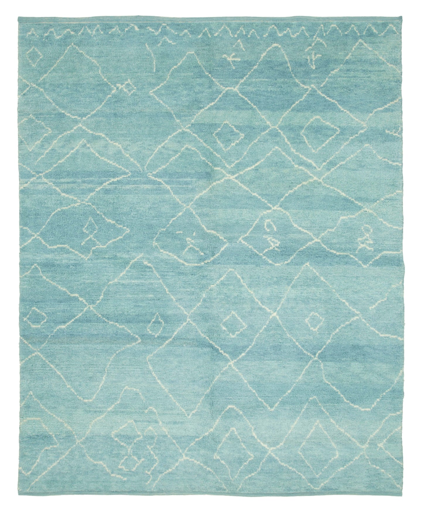 8x10 Blue Moroccan Rug - 32960