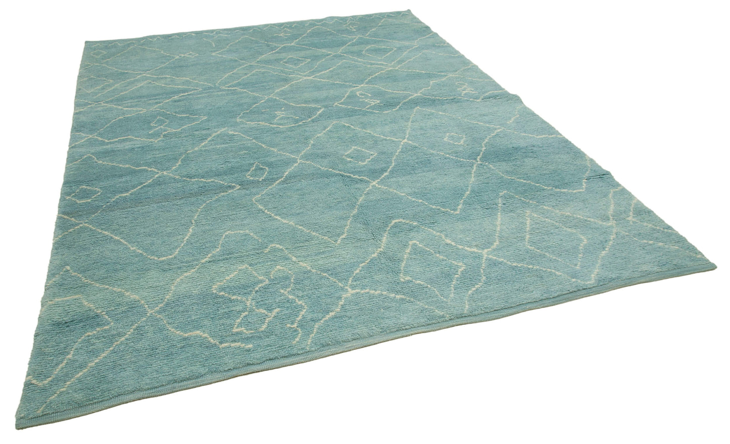 8x10 Blue Moroccan Rug - 32960