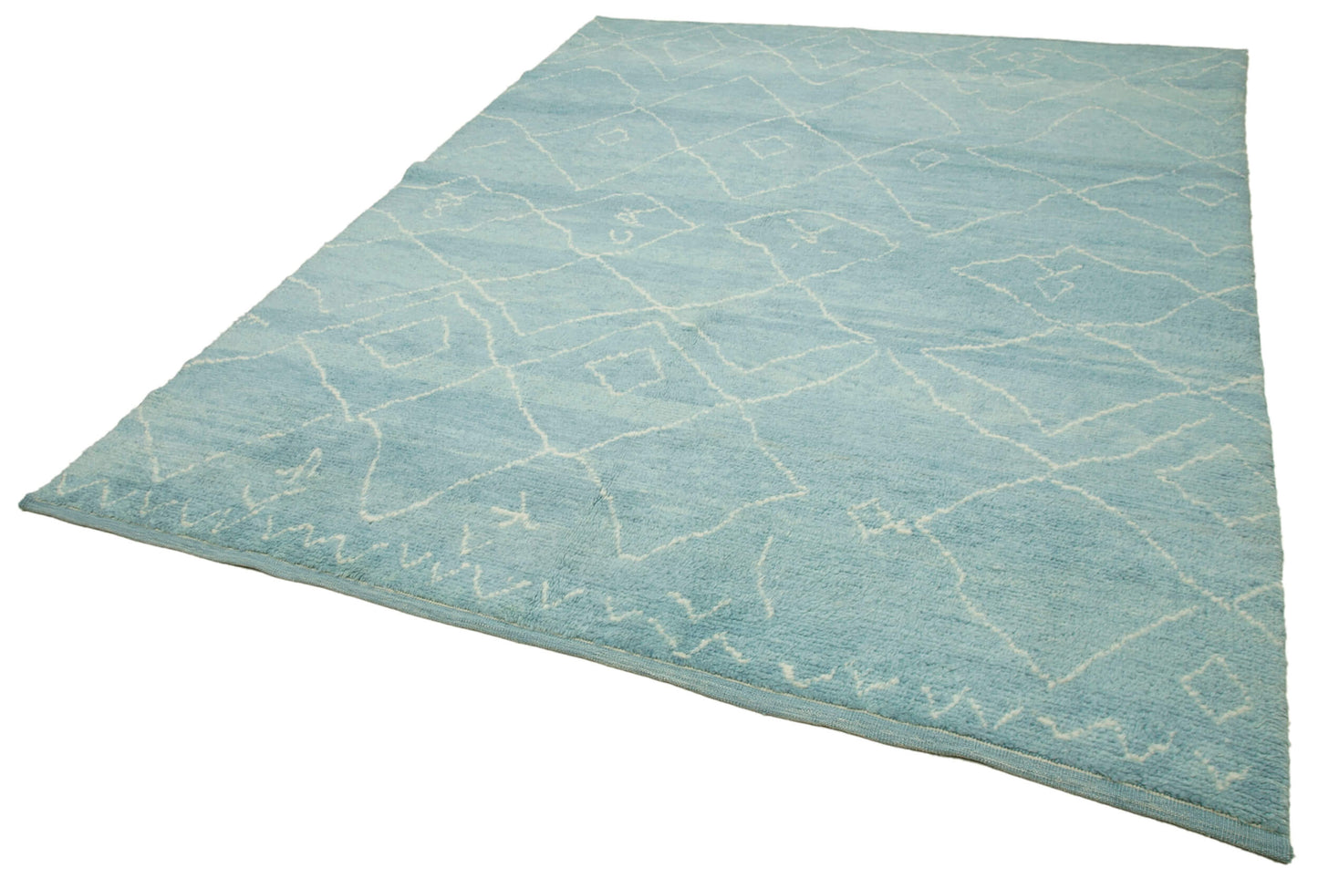 8x10 Blue Moroccan Rug - 32960