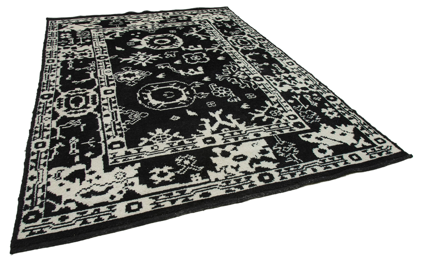 7x10 Black Moroccan Rug - 32962