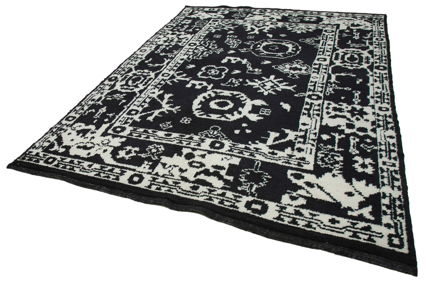 7x10 Black Moroccan Rug - 32962