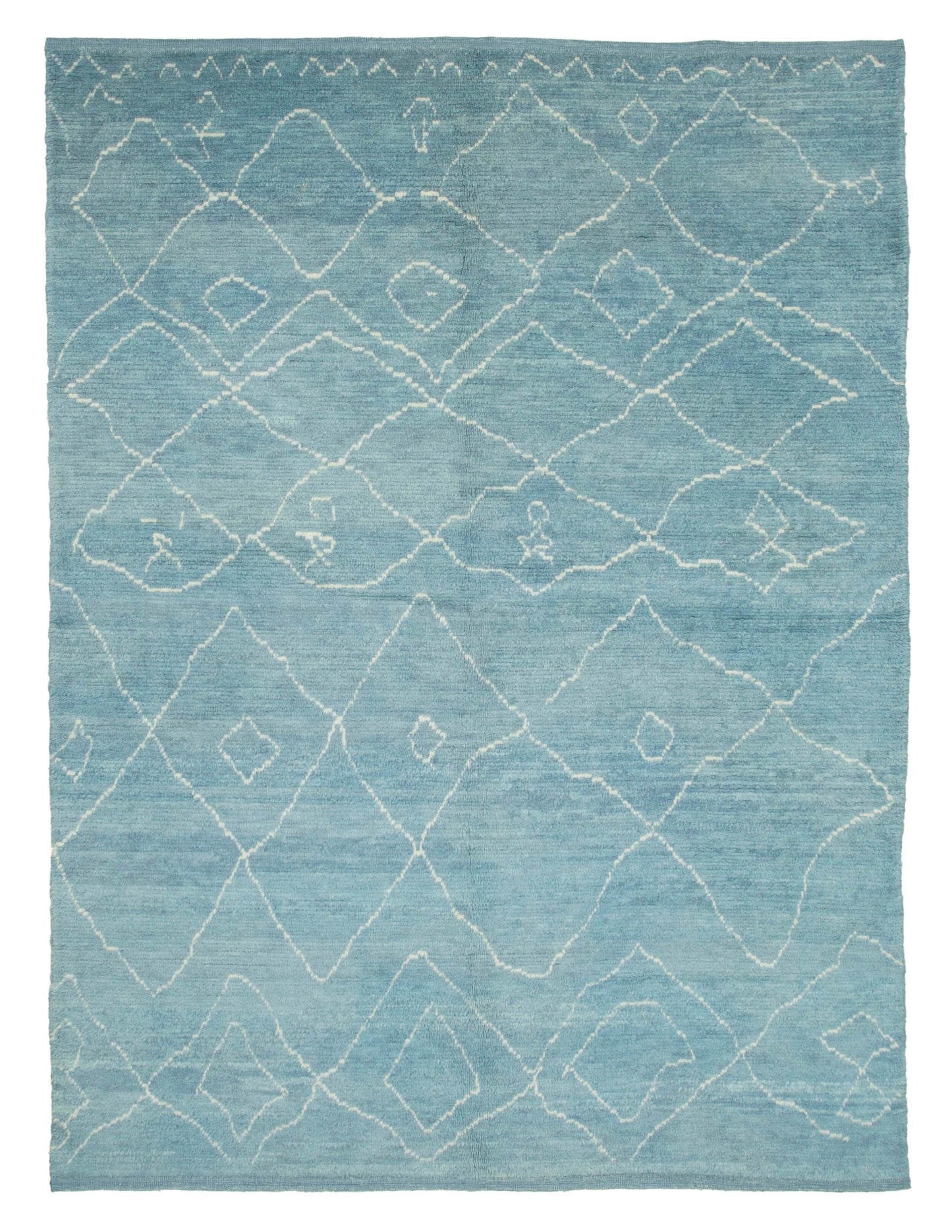 8x10 Blue Moroccan Rug - 32963