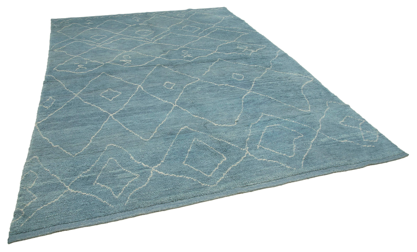 8x10 Blue Moroccan Rug - 32963