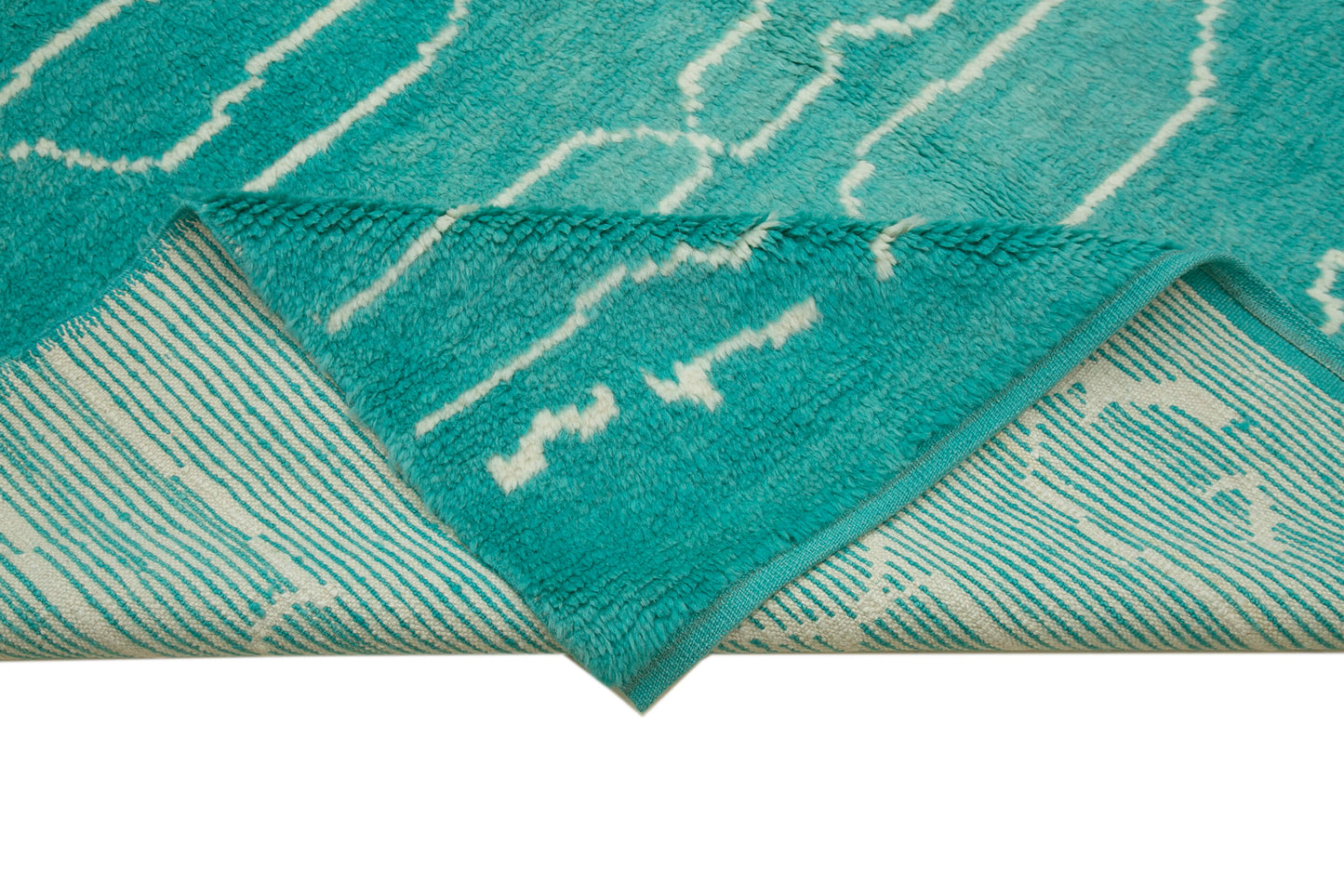 7x11 Turquoise Moroccan Rug - 32986