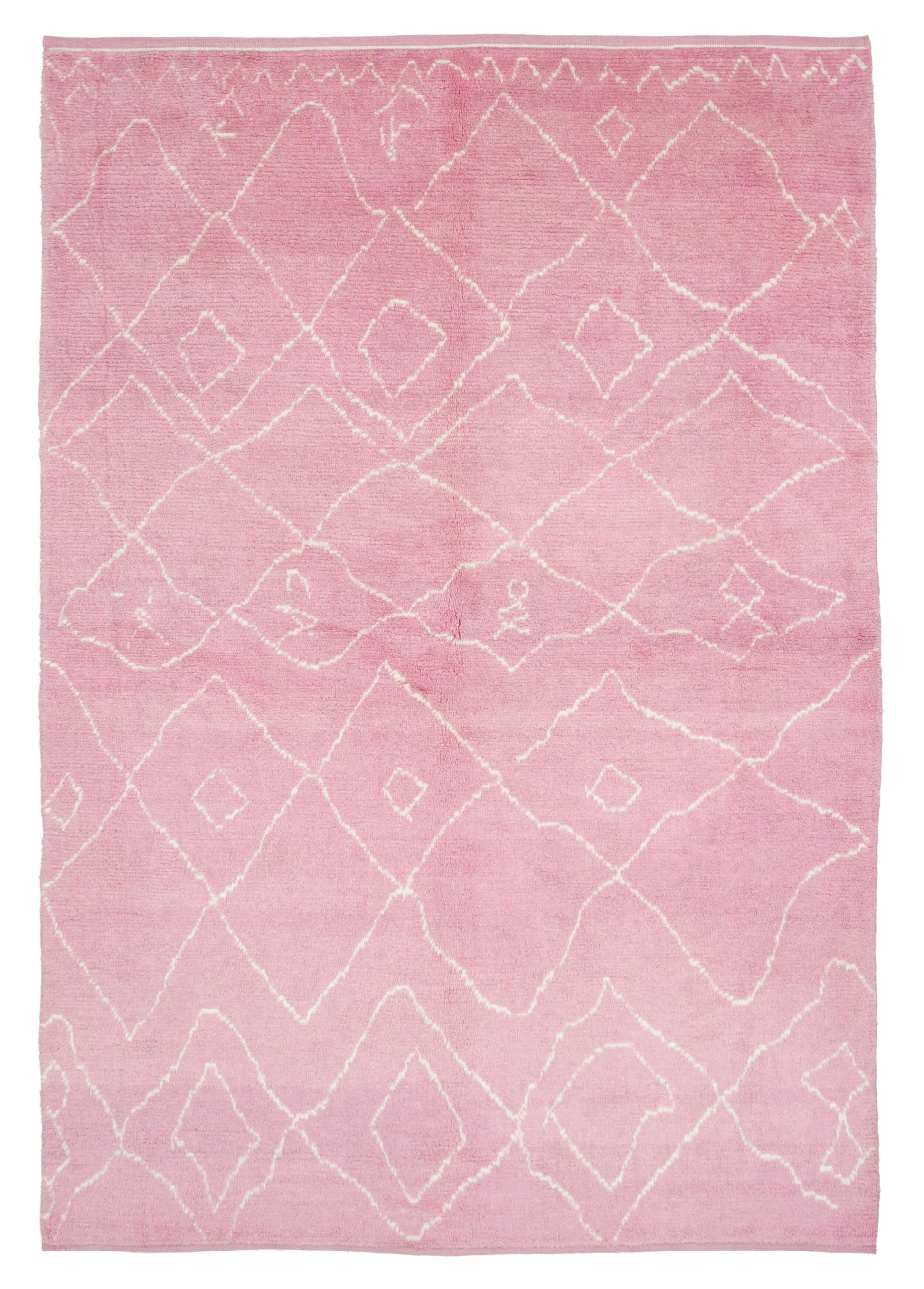 7x11 Pink Moroccan Rug - 32987