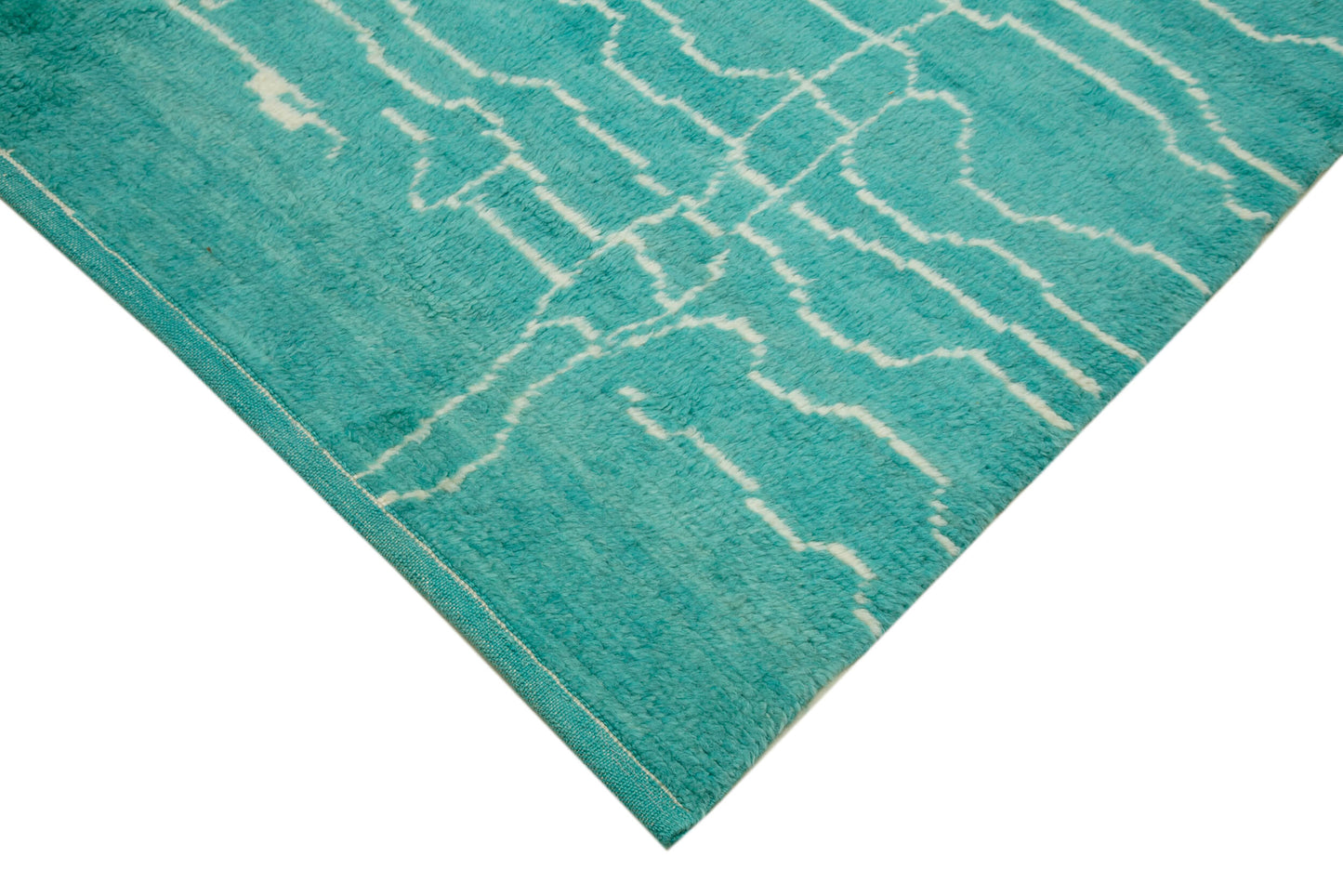 7x10 Turquoise Moroccan Rug - 32988