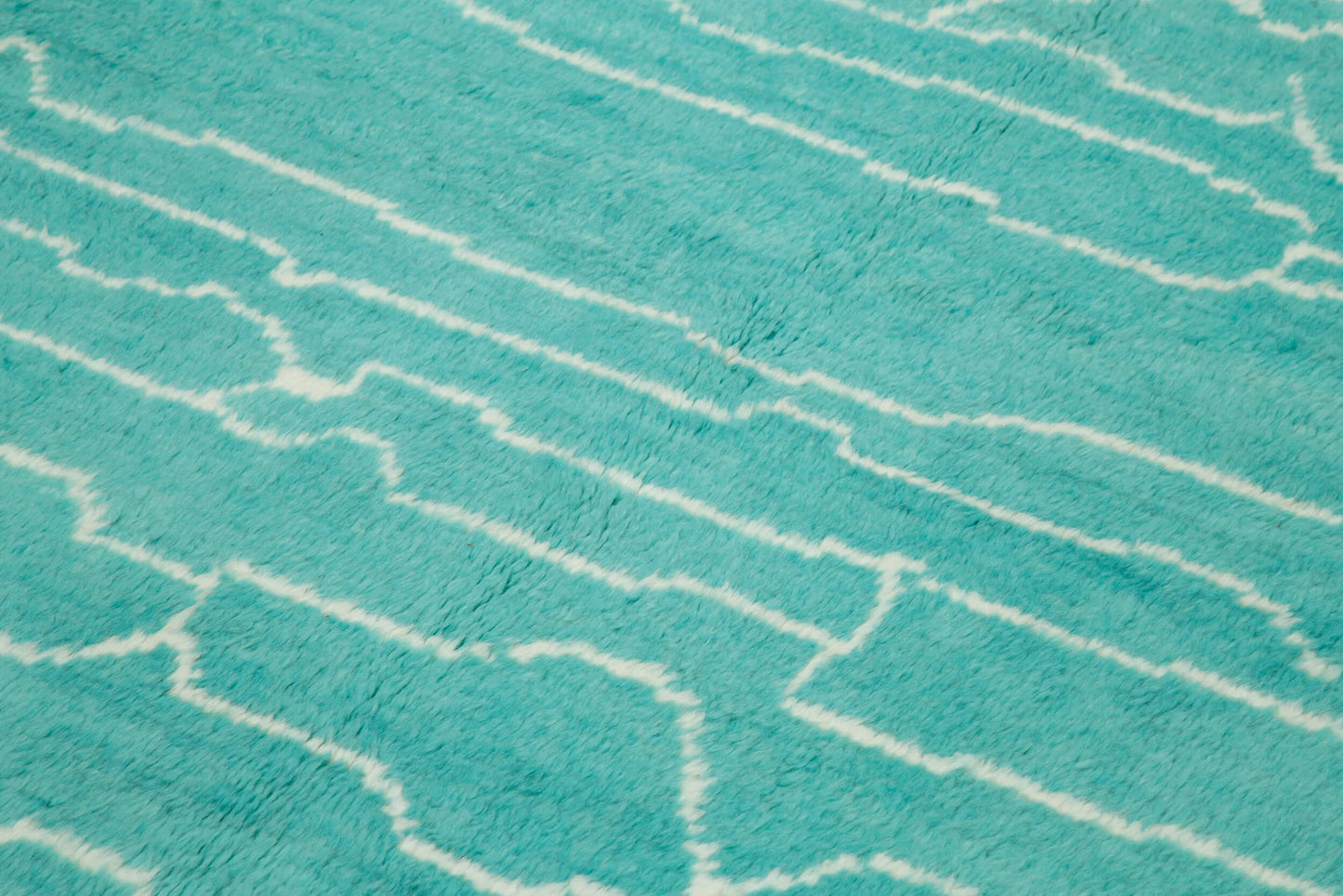 7x10 Turquoise Moroccan Rug - 32988