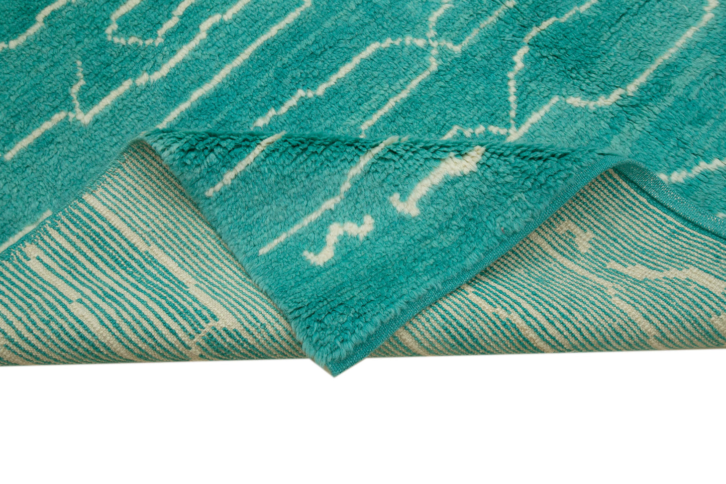 7x10 Turquoise Moroccan Rug - 32988