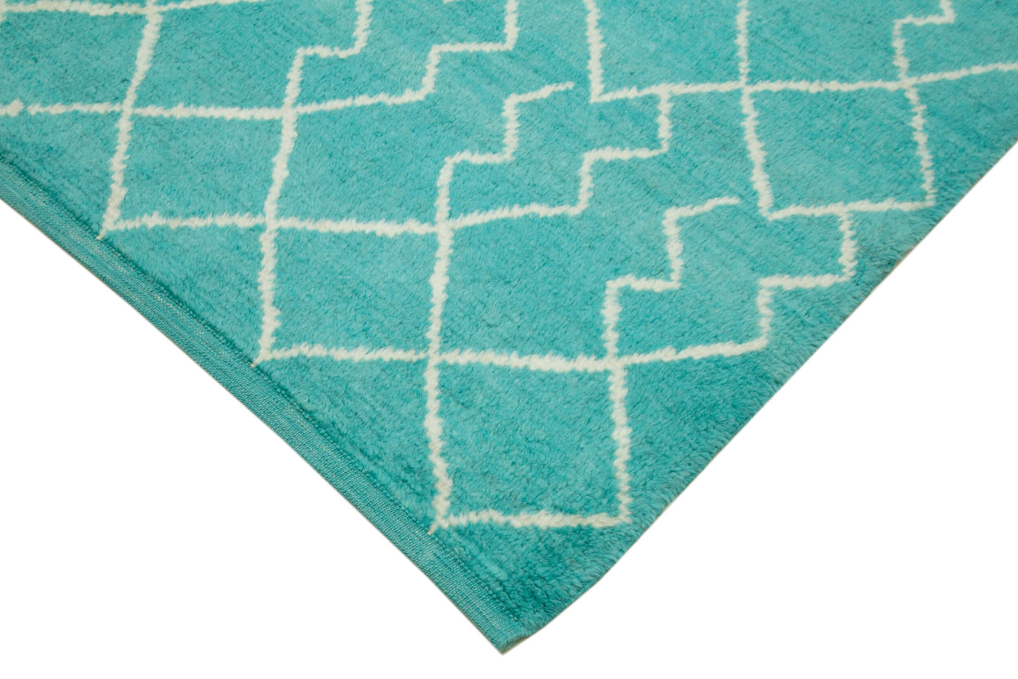 7x9 Turquoise Moroccan Rug - 32992