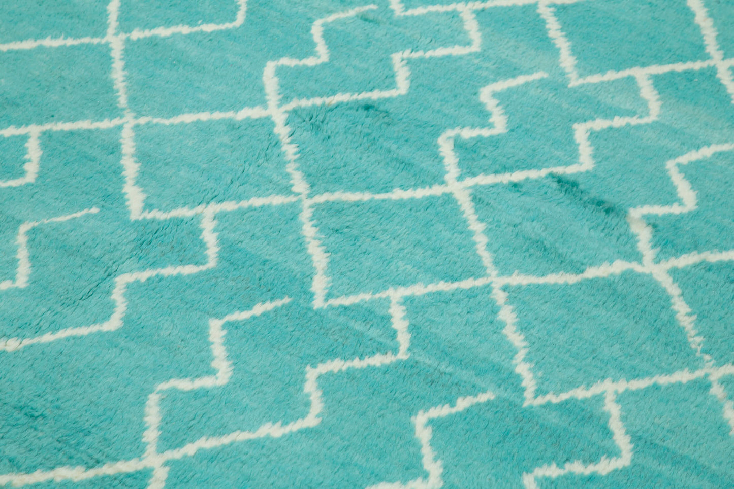 7x9 Turquoise Moroccan Rug - 32992