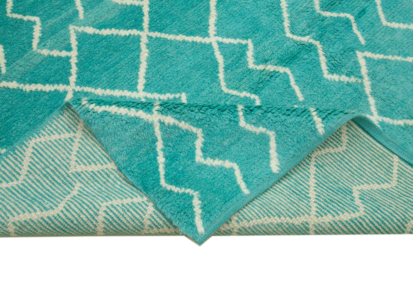 7x9 Turquoise Moroccan Rug - 32992