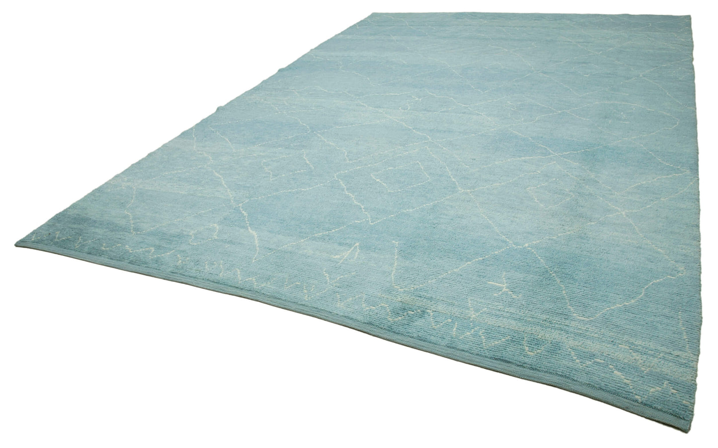 10x14 Blue Moroccan Rug - 33000