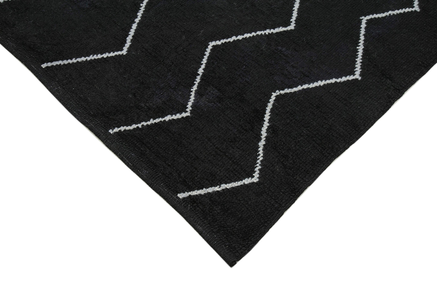 8x10 Black Moroccan Rug - 33003