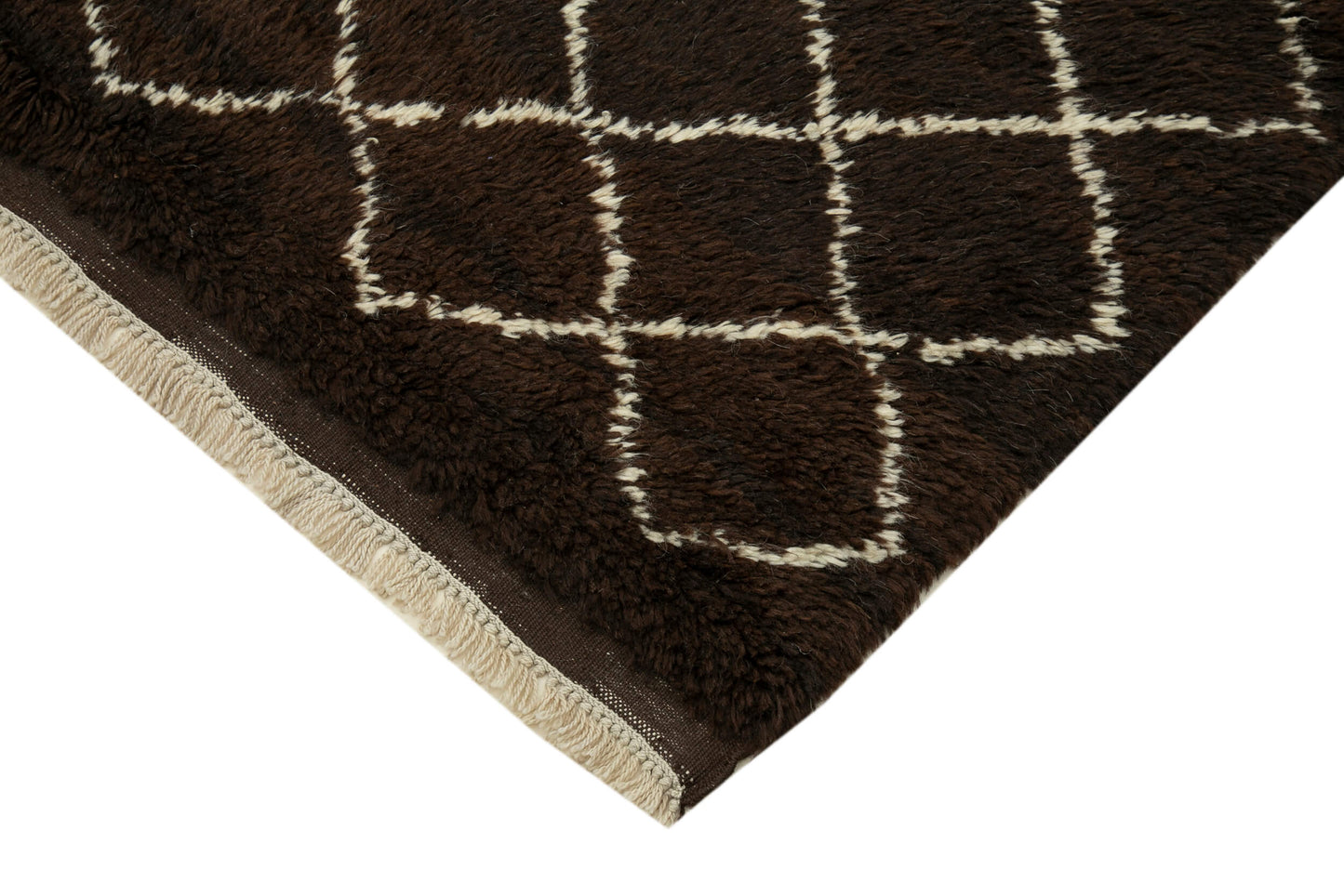 7x9 Brown Moroccan Rug - 33007