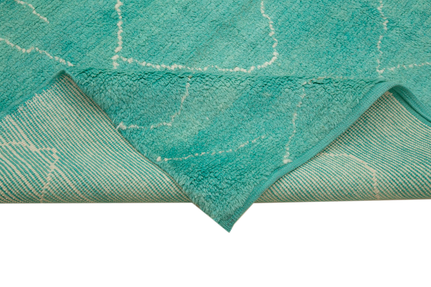 8x10 Turquoise Moroccan Rug - 33008