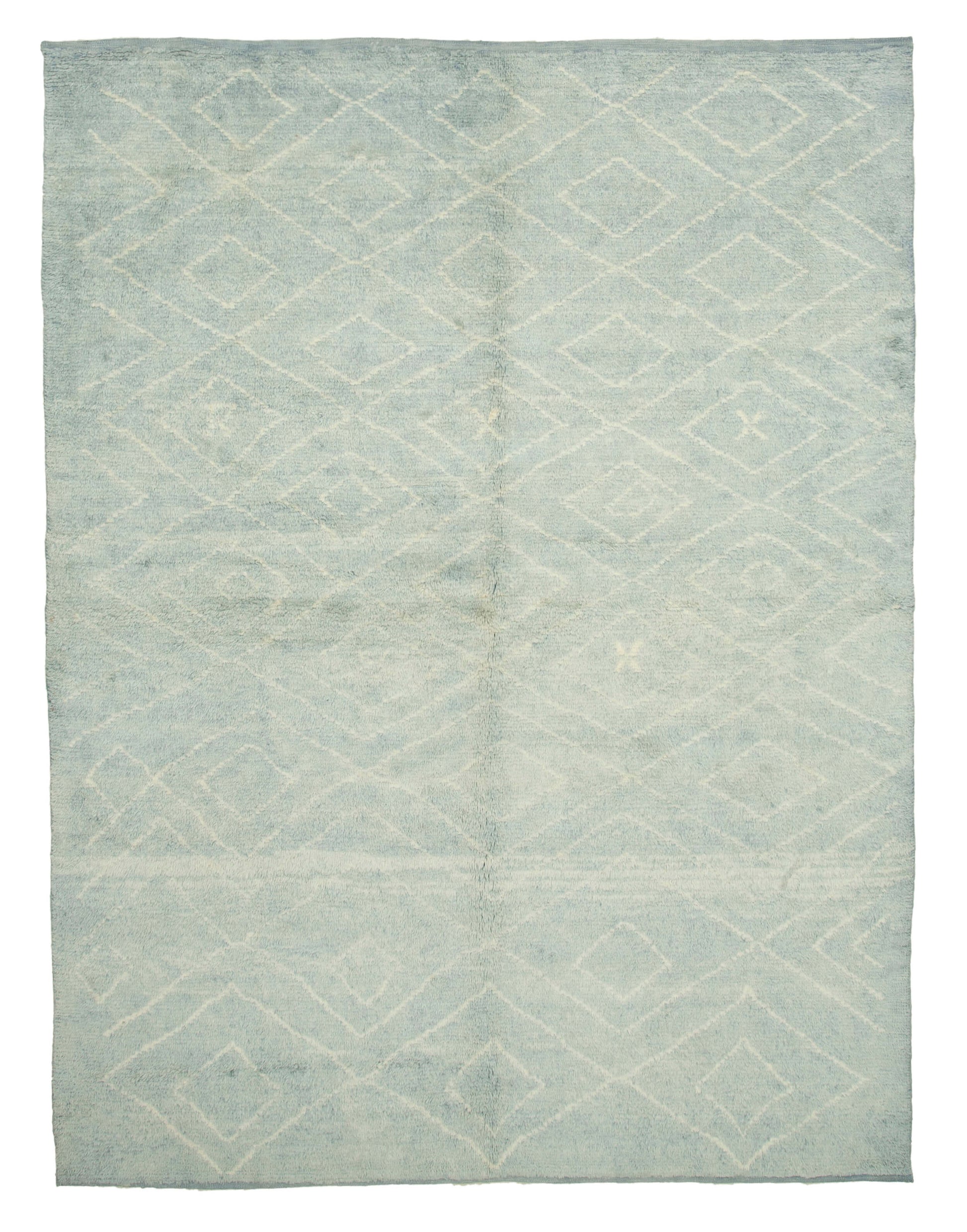 8x10 Blue Moroccan Rug - 33013