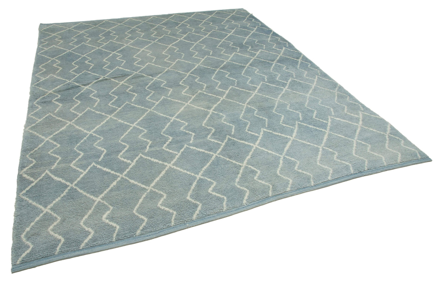 8x10 Blue Moroccan Rug - 33014