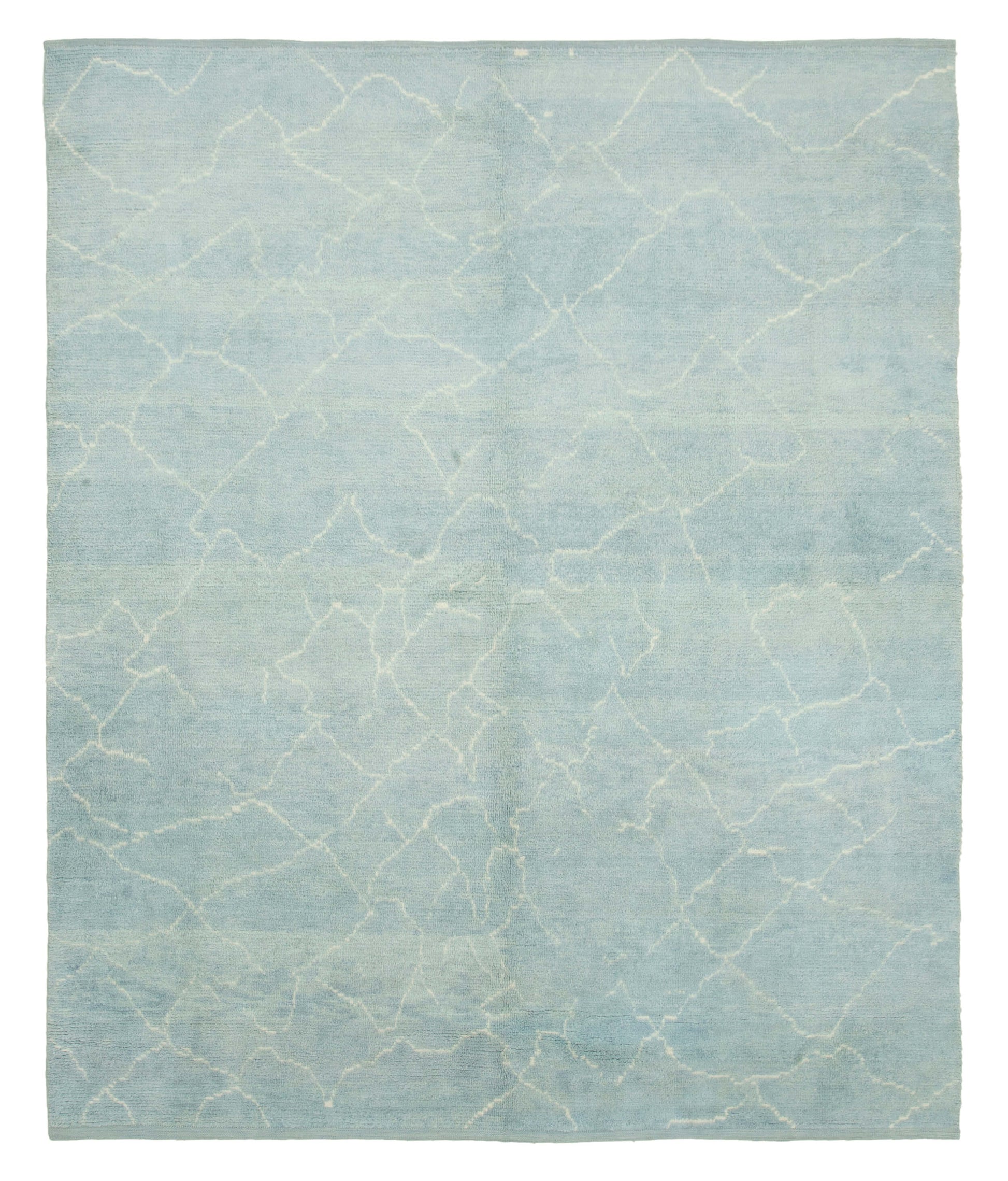 8x9 Blue Moroccan Rug - 33016