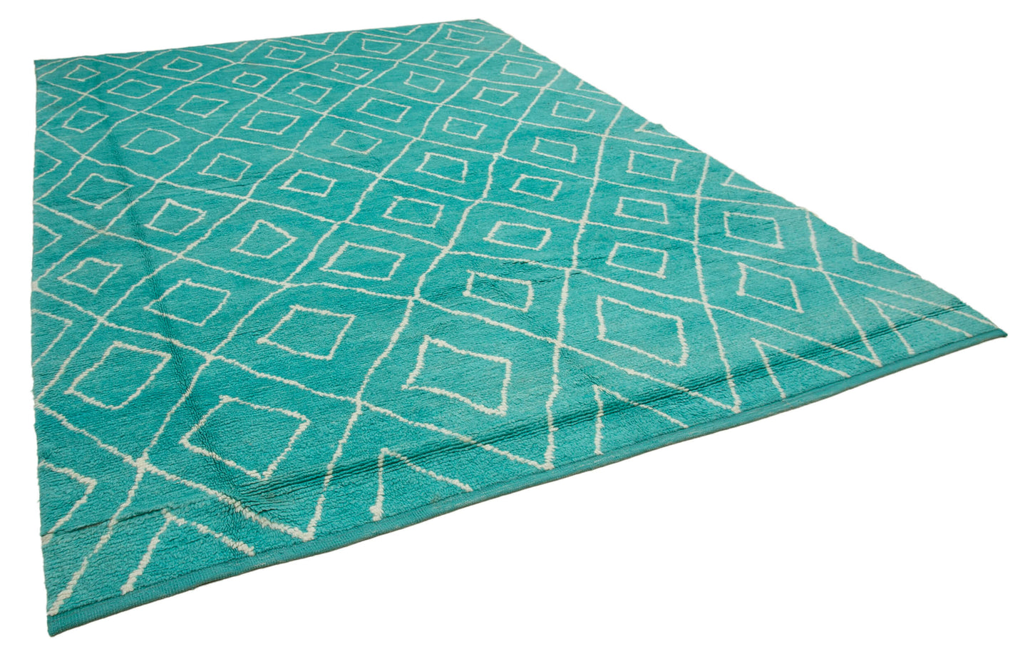 9x13 Turquoise Moroccan Rug - 33017