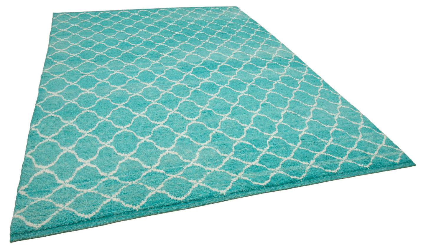 8x11 Turquoise Moroccan Rug - 33022