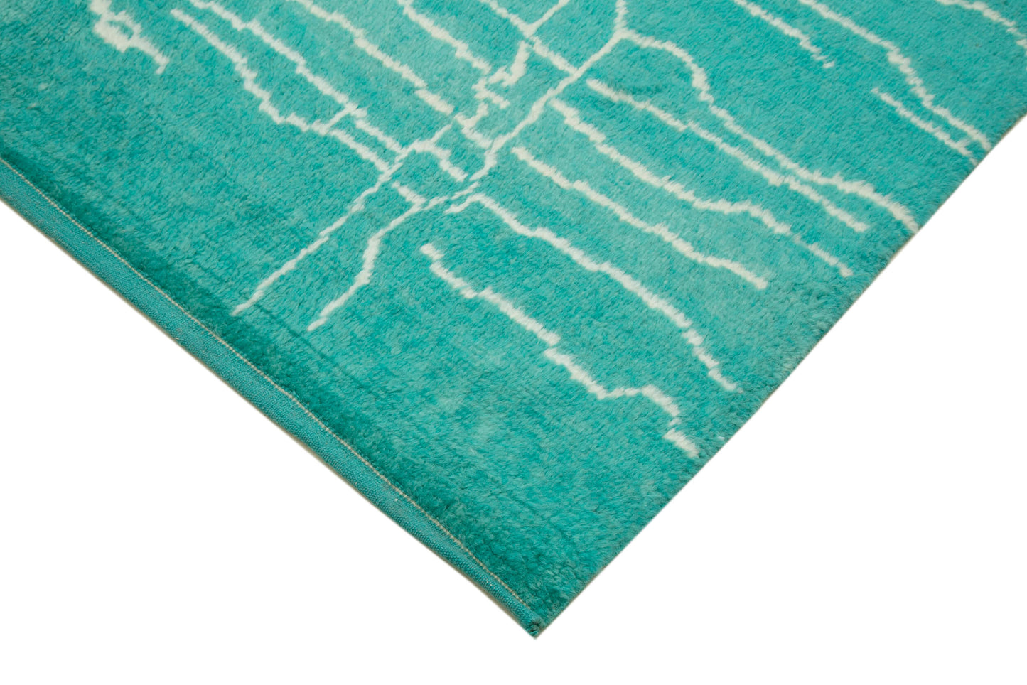 6x10 Turquoise Moroccan Rug - 33030