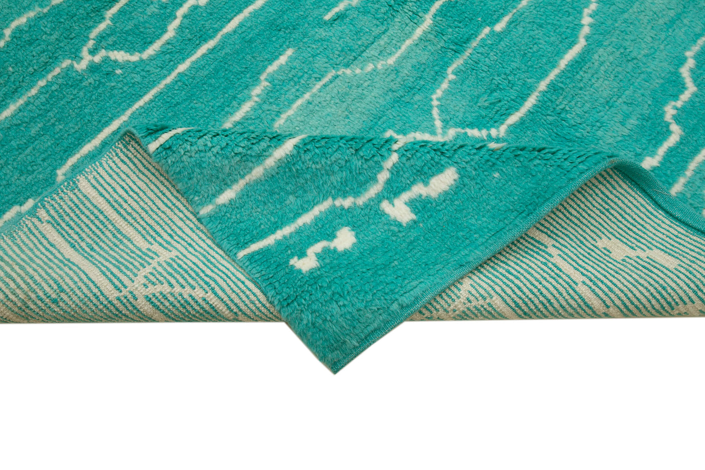 6x10 Turquoise Moroccan Rug - 33030