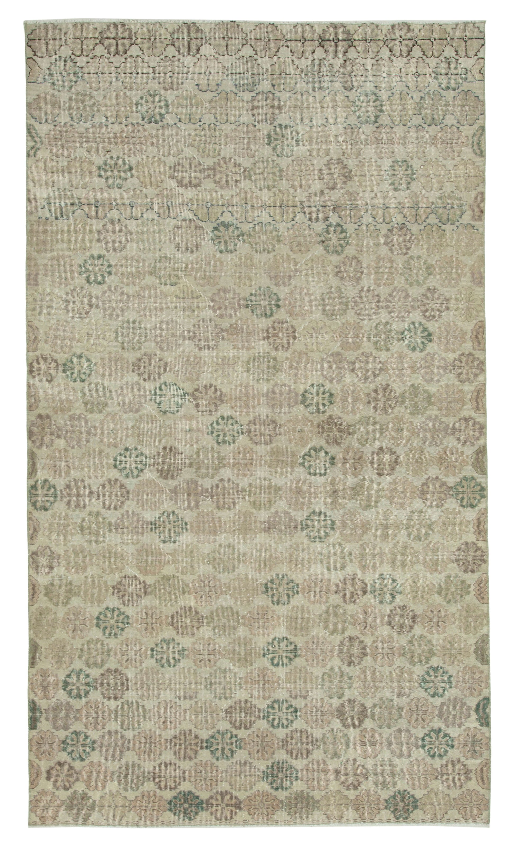 5x9 Beige Bohemian Rug  - 33048