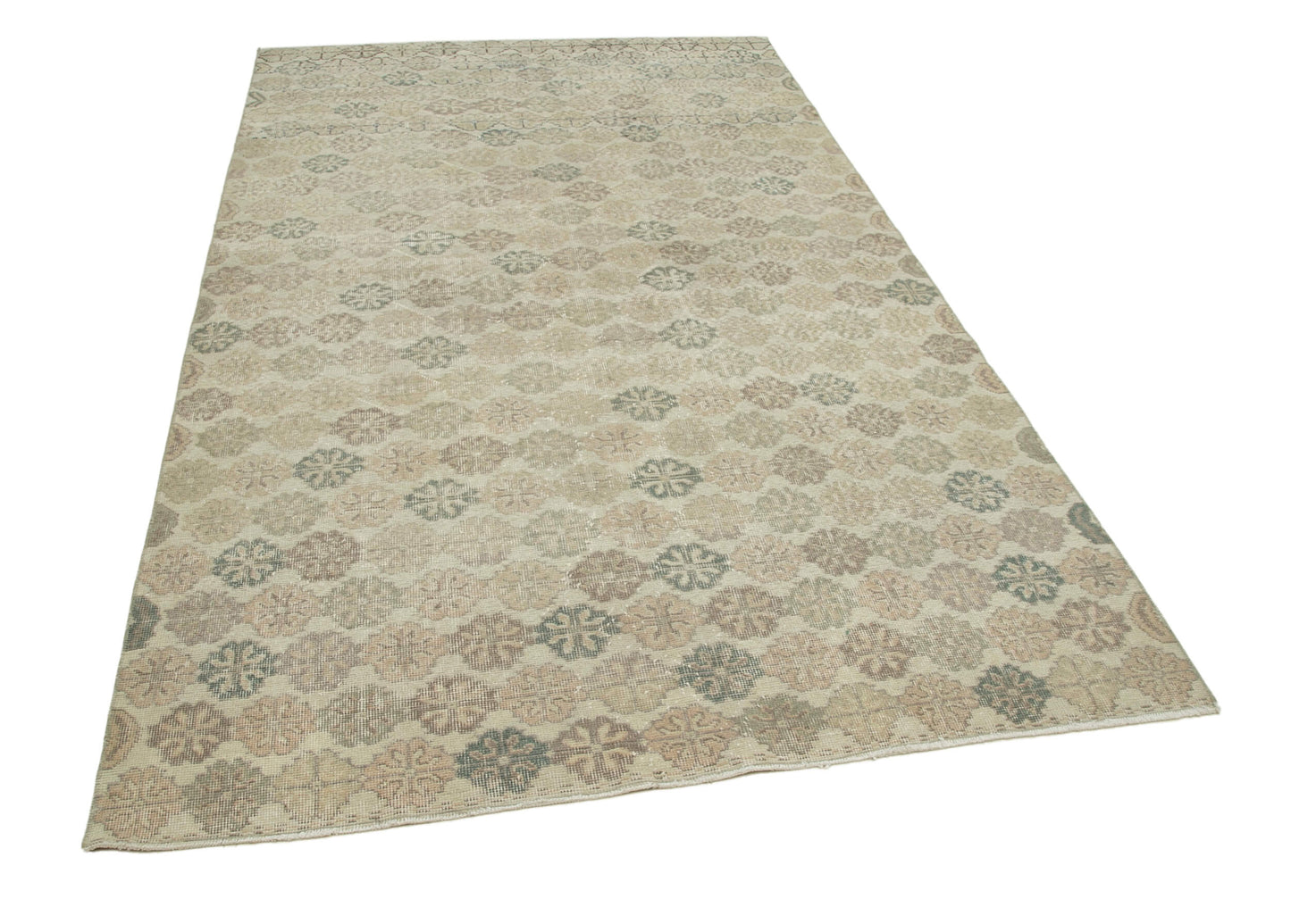 5x9 Beige Bohemian Rug  - 33048