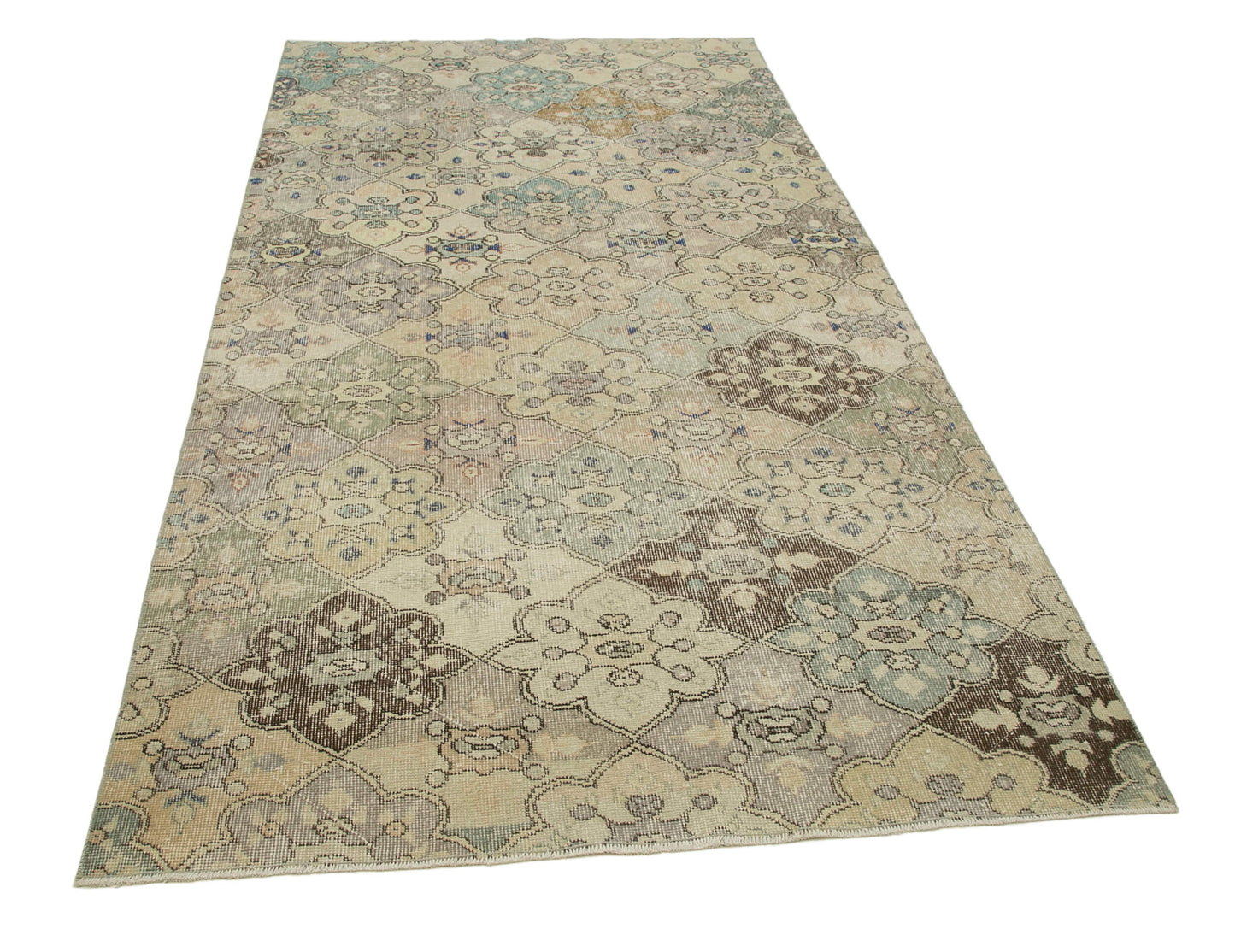 5x9 Beige Bohemian Rug  - 33050