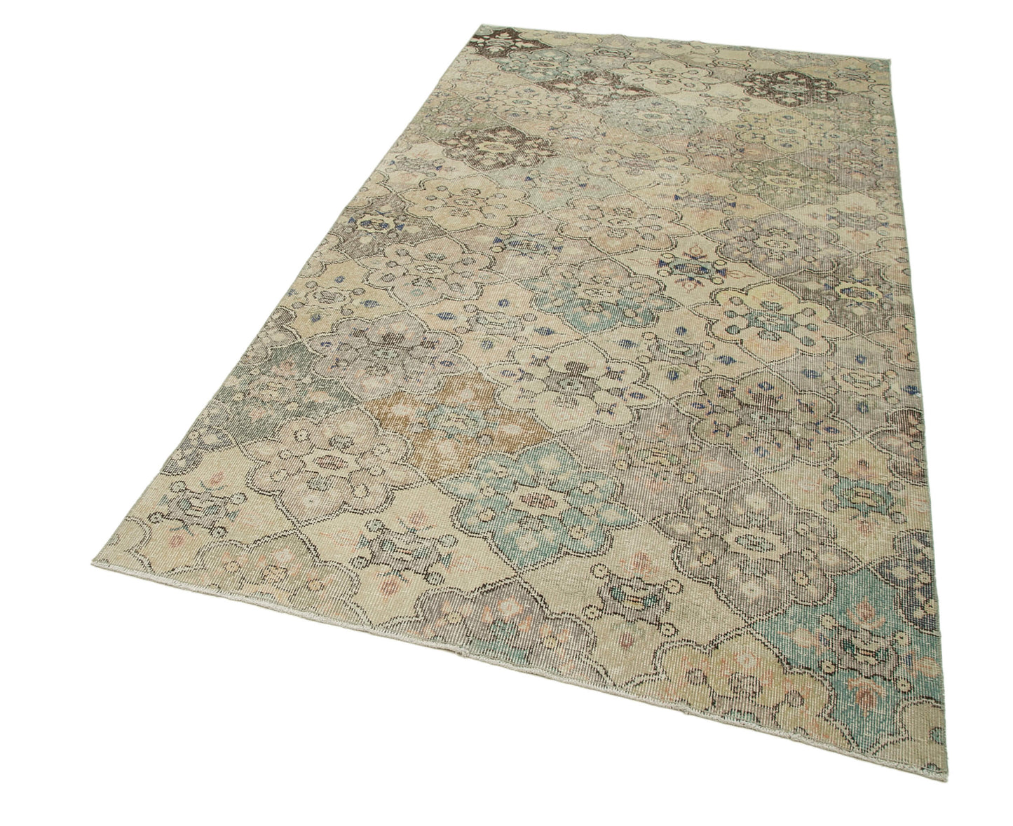 5x9 Beige Bohemian Rug  - 33050