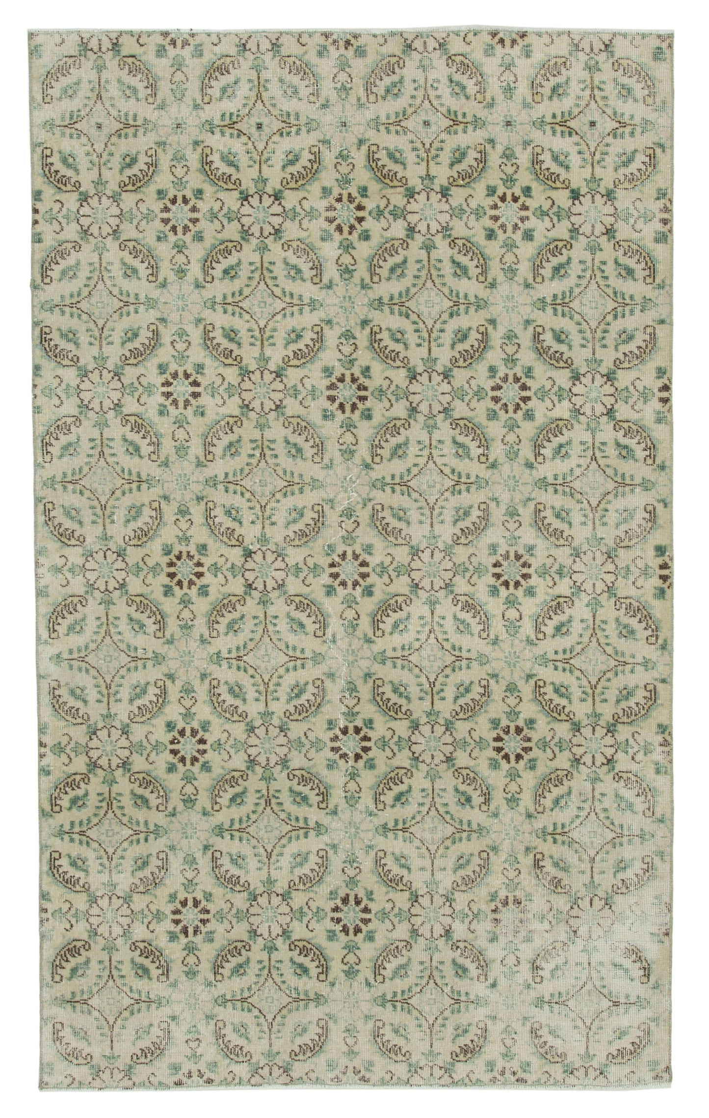 5x8 Beige Bohemian Rug  - 33051