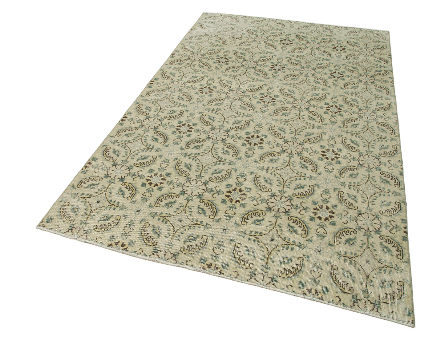 5x8 Beige Bohemian Rug  - 33051