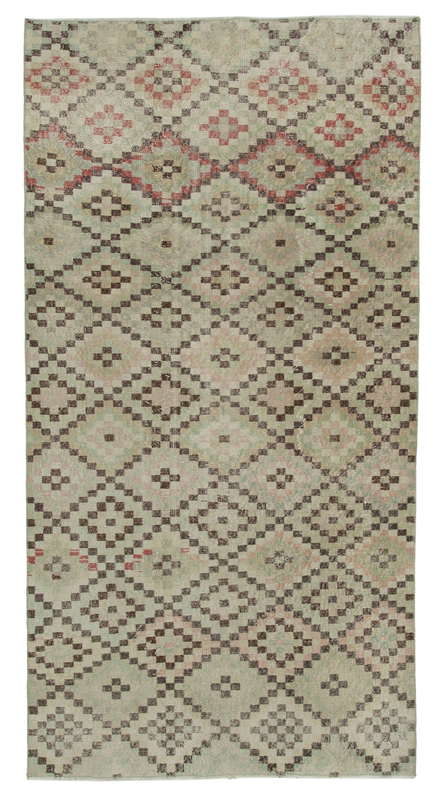 4x8 Beige Bohemian Rug  - 33052