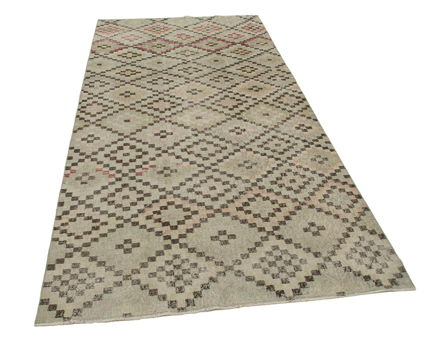 4x8 Beige Bohemian Rug  - 33052