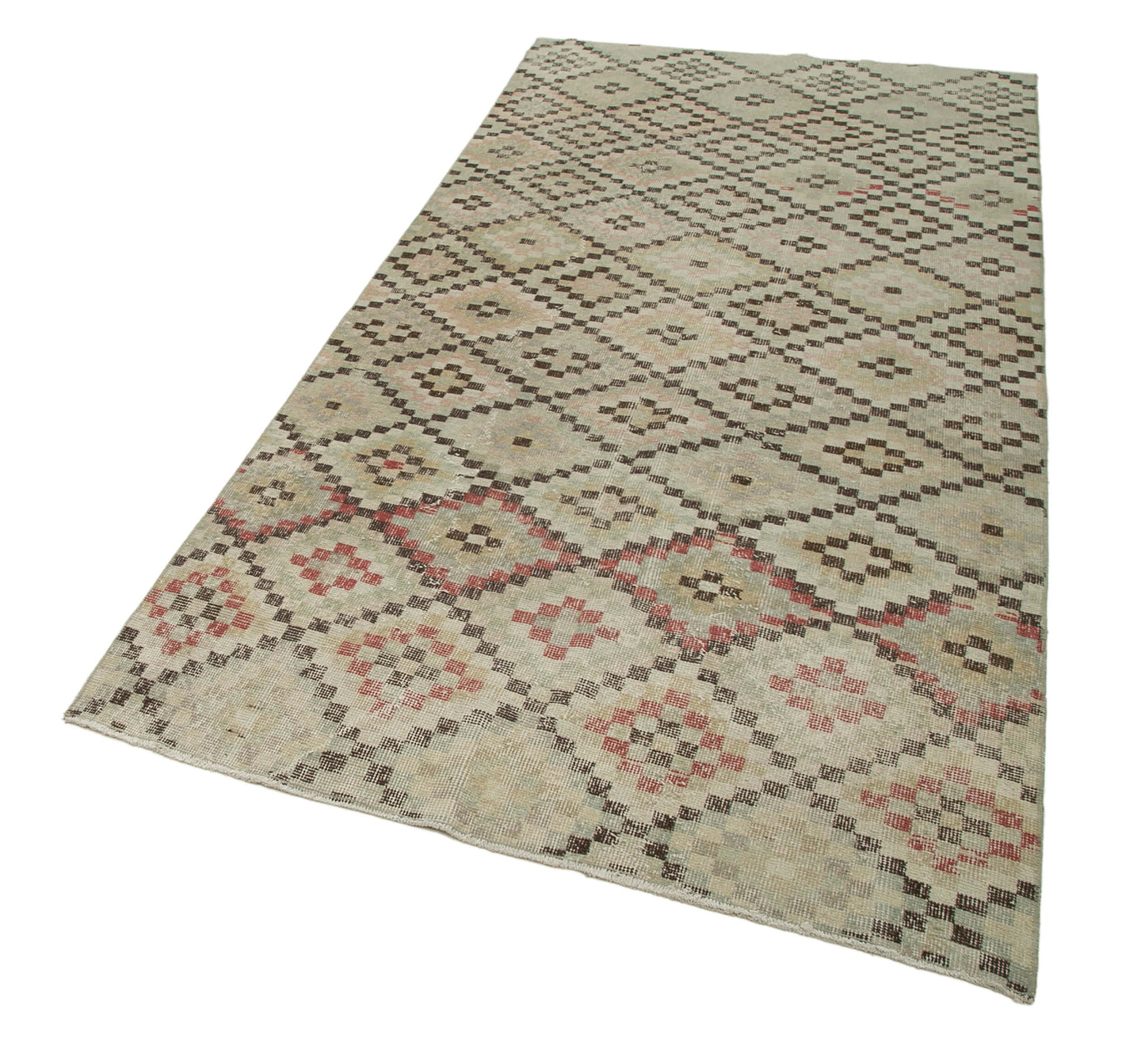 4x8 Beige Bohemian Rug  - 33052