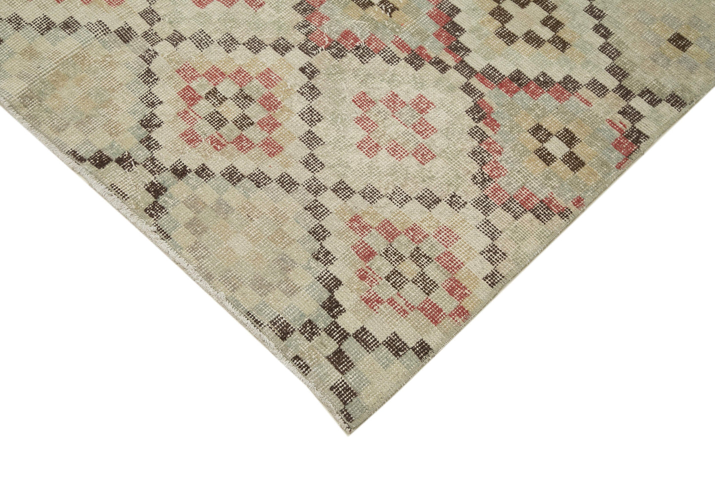 4x8 Beige Bohemian Rug  - 33052