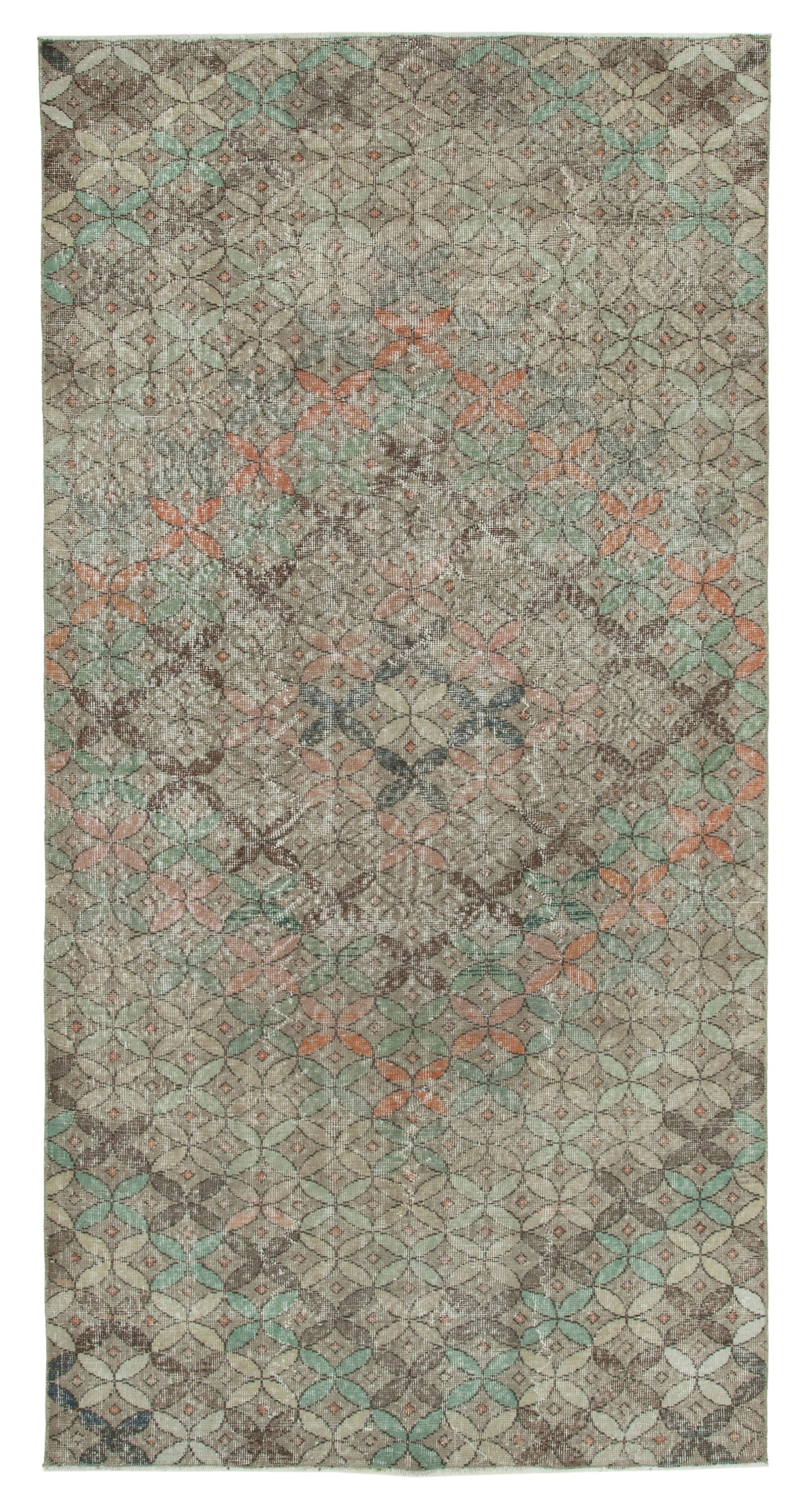 5x9 Brown Bohemian Rug  - 33055