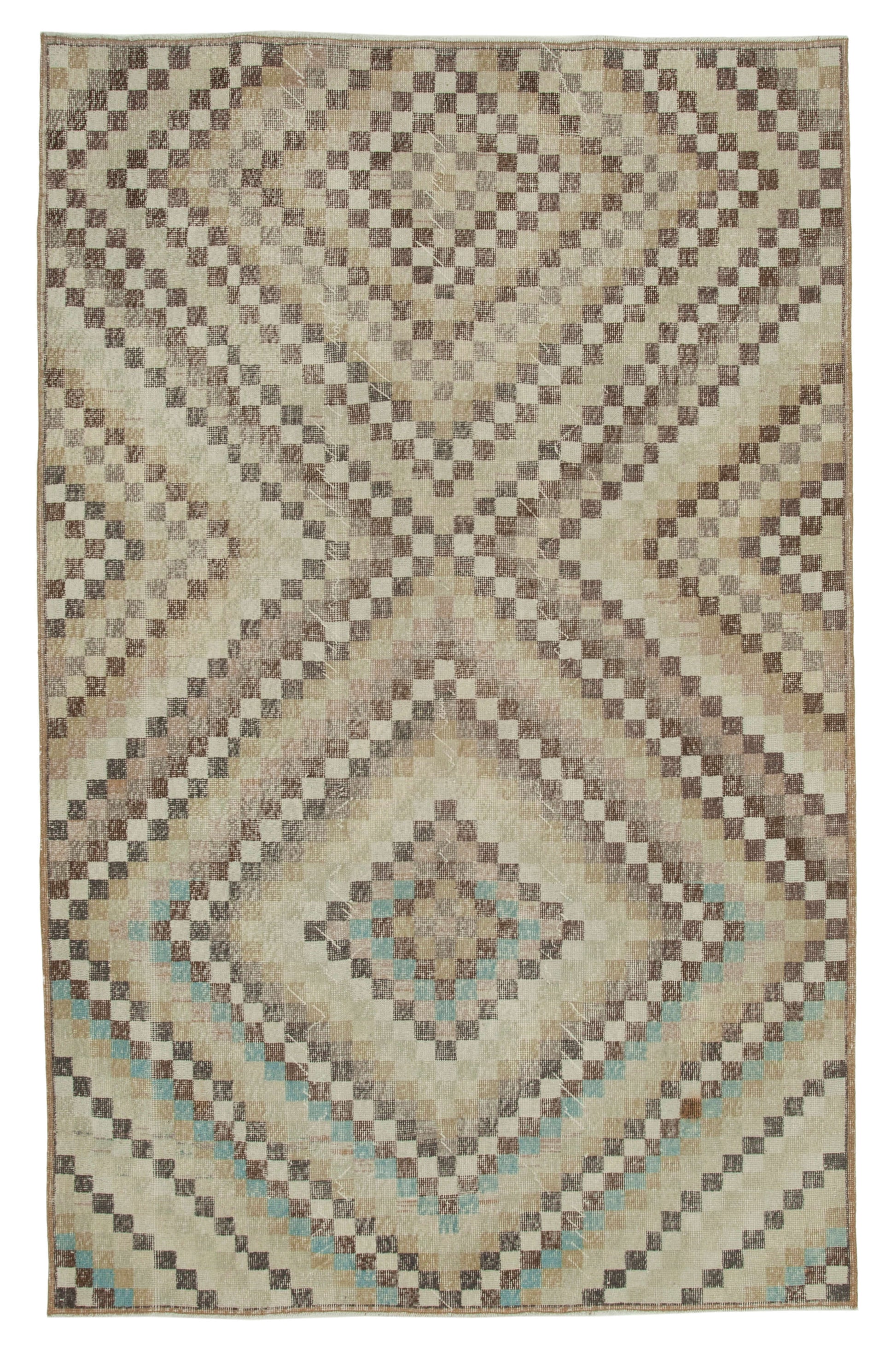 6x9 Beige Bohemian Rug  - 33059